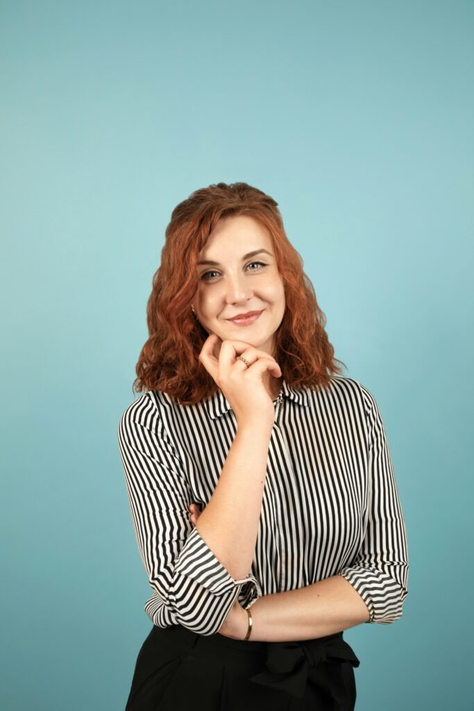 vrouw met roode haar