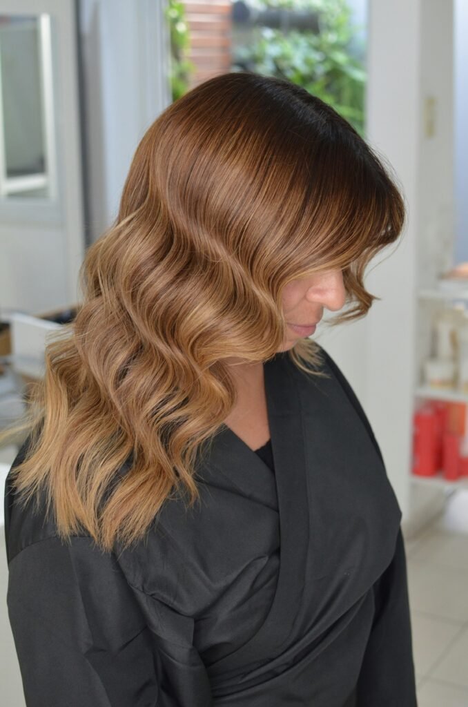 woman with brown hair